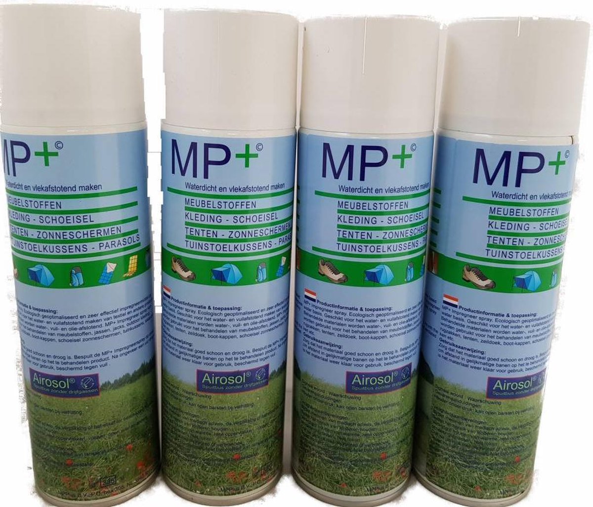 MPPLUS Meubelstof vuilafstotend maken spray - 4 bussen - 400 ml - MPPLUS