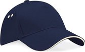 Ultimate 5 Panel Cap - Sandwich Peak French Navy/Putty