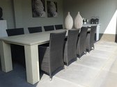 Tafel Woodstock - Greywash - 6/8 Persoons - Tuintafel - Nieuw steigerhout - Vurenhout - Geschaafd - 240x97 cm