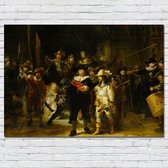 Poster De Nachtwacht - Rembrandt van Rijn - 100x70cm