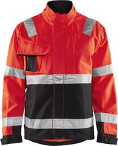 Blaklader Jack High Vis 4064-1811 - High Vis Rood/Zwart - XXXL