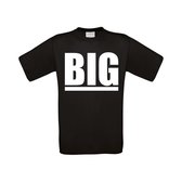 Big grote maten t-shirt zwart heren 4XL