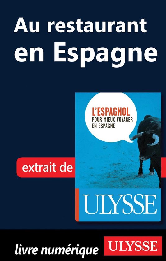 Guides de conversation - Au restaurant en Espagne (Guide de  ... - cover