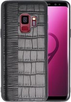 Croco Zwart hard case hoesje voor Samsung Galaxy S9