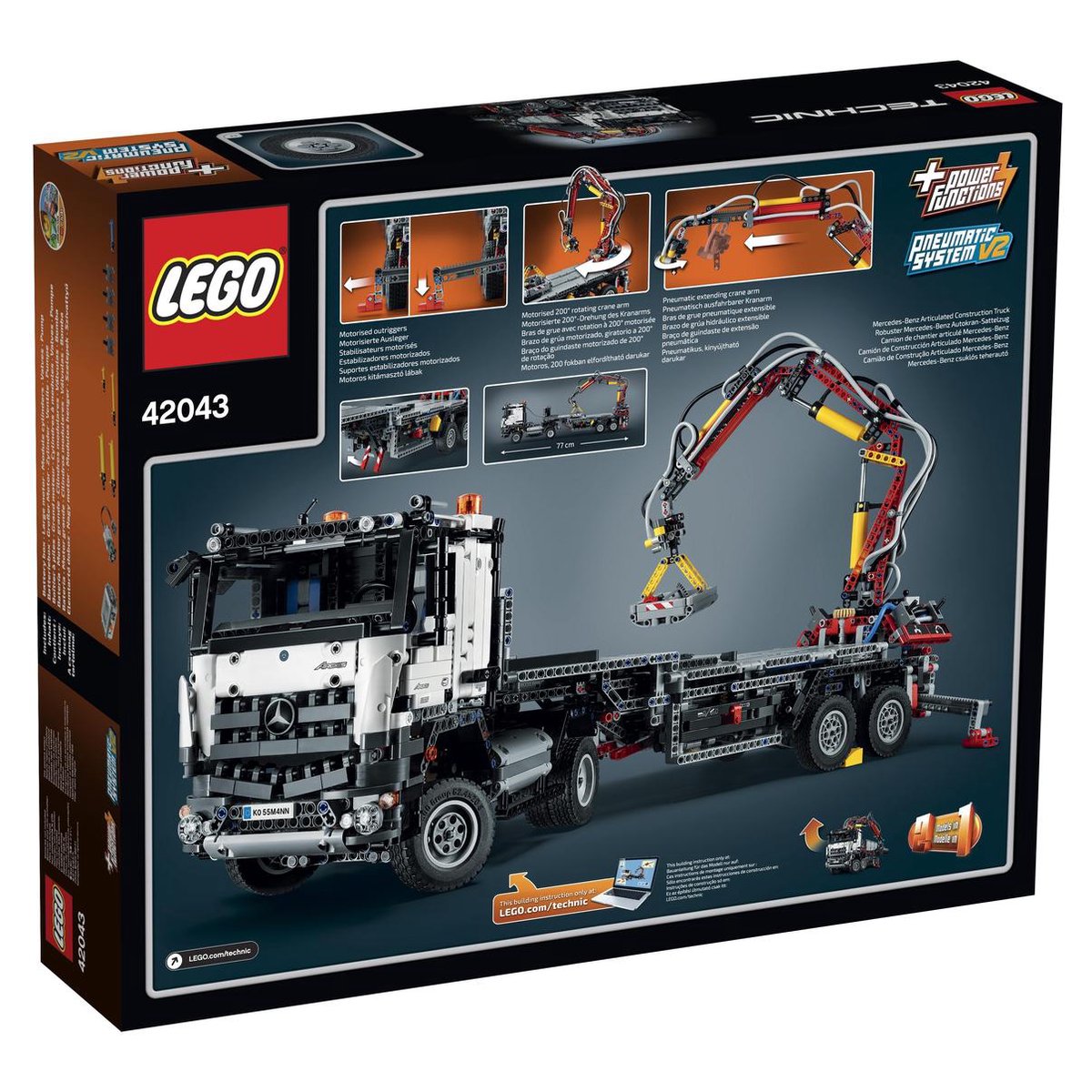 Ga door Kip Verdorde LEGO Technic Mercedes-Benz Arocs 3245 - 42043 | bol.com