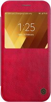 Nillkin - Samsung Galaxy A3 (2017) Hoesje - Leather Case Qin Series Rood