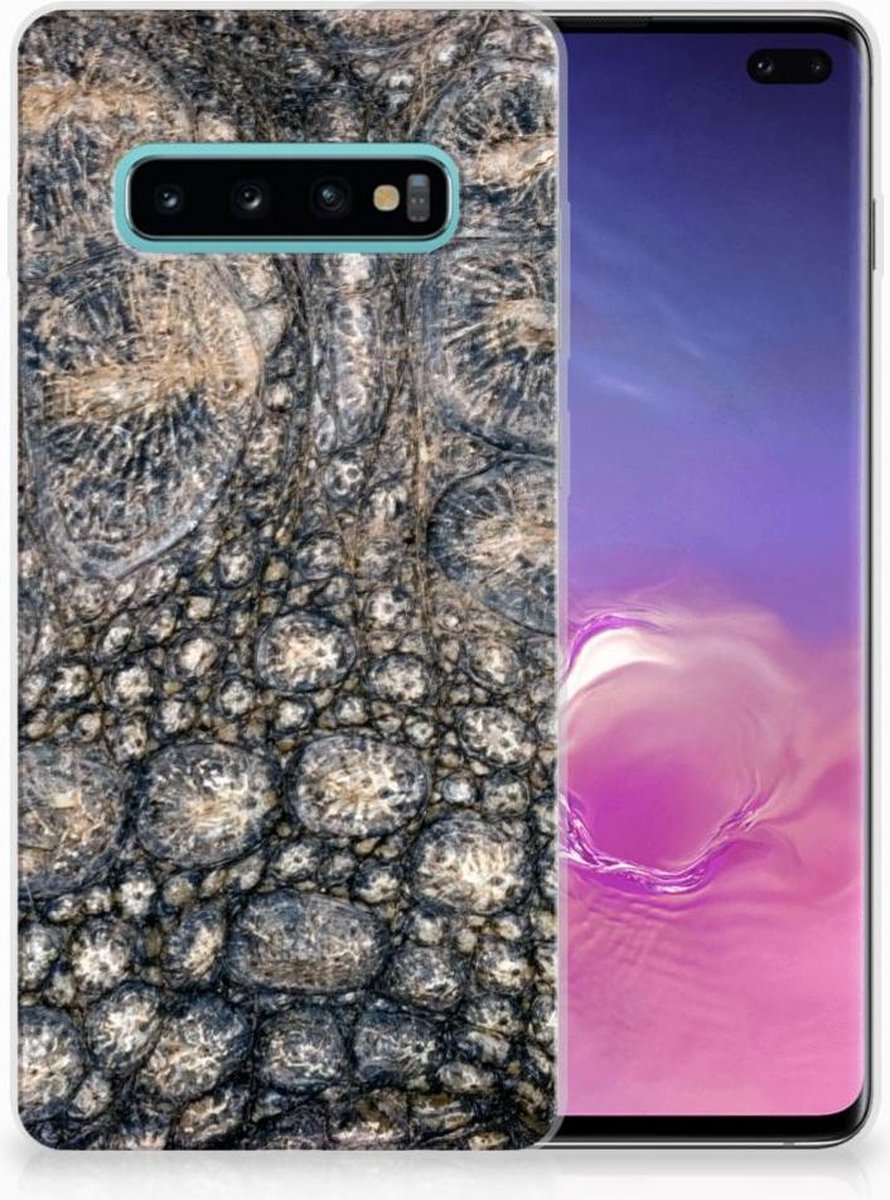 Samsung Galaxy S10 Plus TPU Hoesje Krokodillenprint