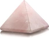 Piramide Edelsteen Roze Kwarts (25 mm)