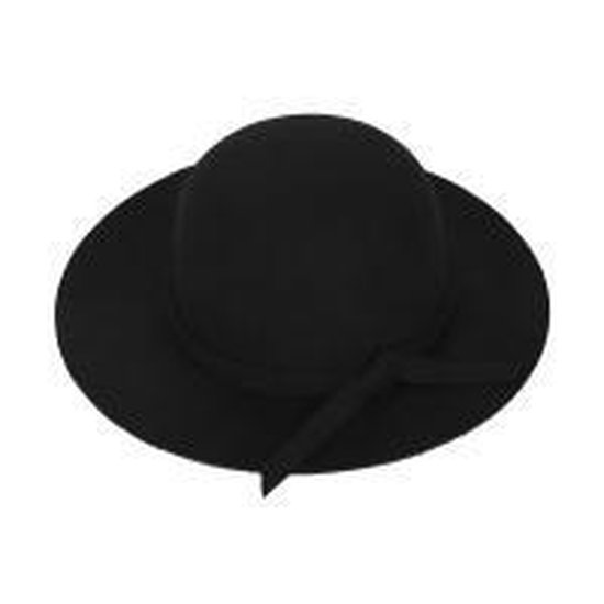 Vilten hoed zwart | bol.com