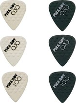 Pickboy Plectrum Mega Grip 0.50 - 1.00 mm SET 6-pack