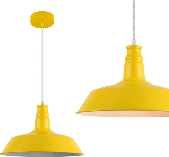lux.pro]® Decoratief design hanglamp Lyon - geel | bol.com