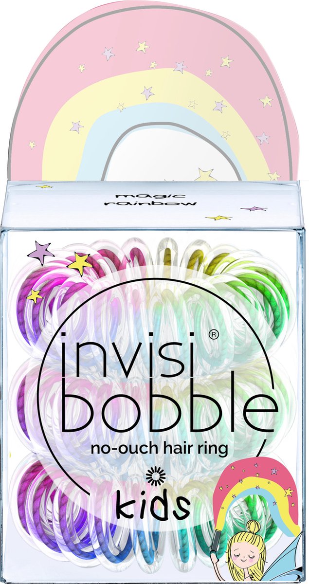 invisibobble KIDS Magic Rainbow - 9 stuks
