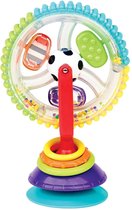 Sassy - Kinderstoel Speeltje Baby en Peuter - Met zuignap - Draaiend wiel met kleurrijke kralen - Wonder Wheel