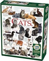 Cobble Hill puzzel Cat Quotes - 1000 stukjes