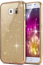 Samsung Galaxy S8 plus glitters hoesje - Goud BlingBling