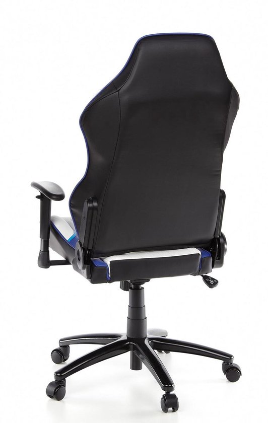 hjh office Daytona Bureaustoel Racing Zwart / wit/ blauw