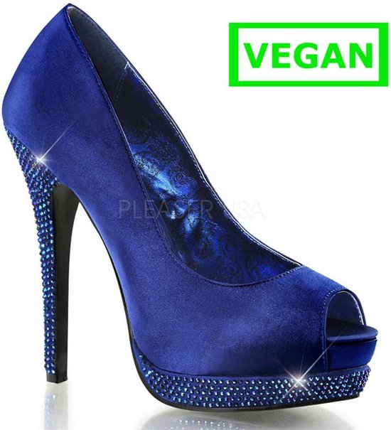 Gabor Gabor peep toe in blauw suede online kopen.