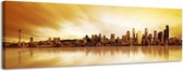 Seattle - Canvas Schilderij Panorama 158 x 46 cm