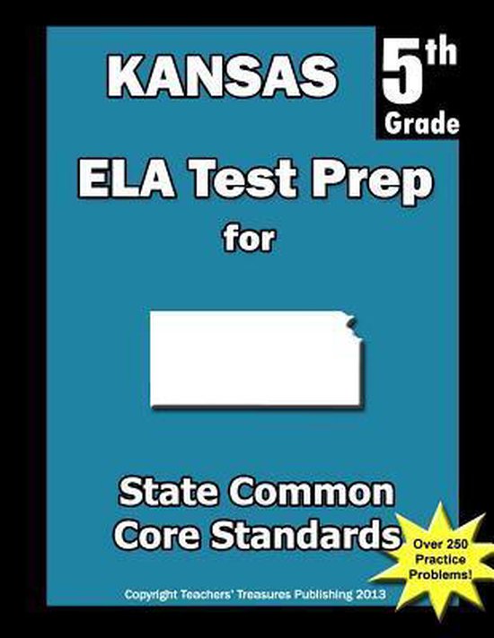 Kansas 5th Grade Ela Test Prep - cover