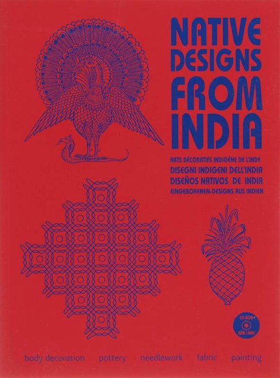 Cover van het boek 'Native Designs from India + CD-ROM' van M.L. Hesselt van Dinter