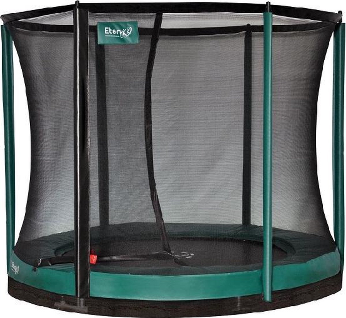 Trampoline Etan Inground Premium Gold Combi set - Ø305 cm - inc. Veiligheidsnet - Groen - Rond