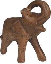 Houten olifant beeld 14 cm suar hout | GerichteKeuze