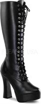 Pleaser - ELECTRA-2020 Kniehoge laarzen - US 14 - 45 Shoes - Zwart