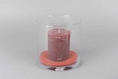 Rasteli Vaas-Windlicht-Kaarsenhouder Glas Cilinder D 20 cm H 20 cm