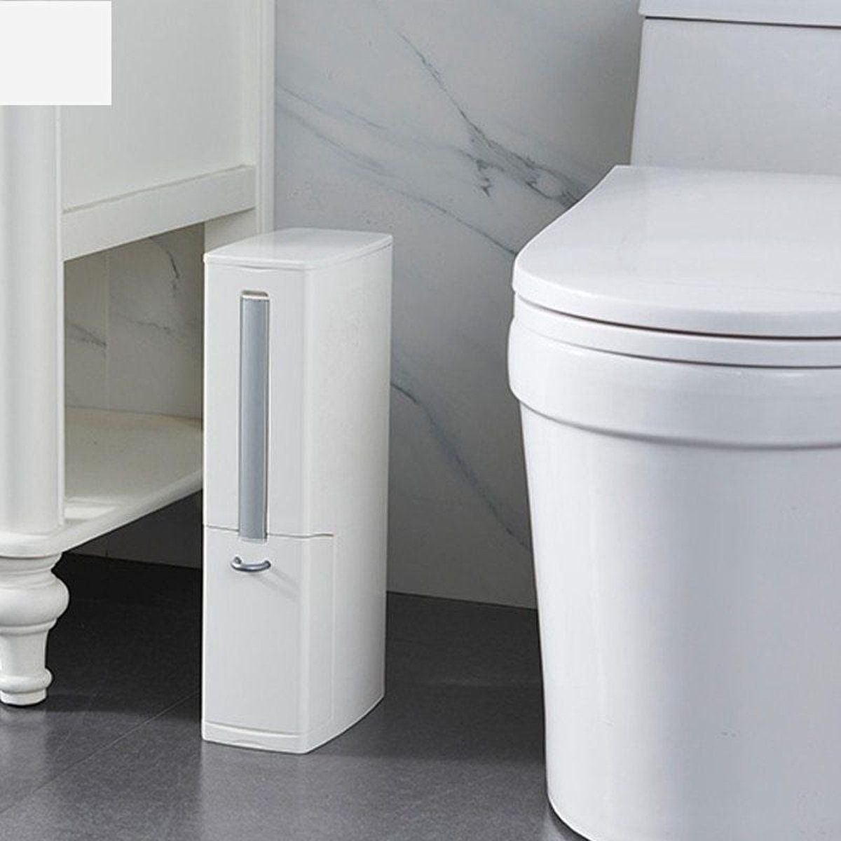 Sijpelen Invloedrijk Wanneer Multifunctionele WC Prullenbak Met Toilet Borstel / Multi-functionele  Prullenbak Set... | bol.com