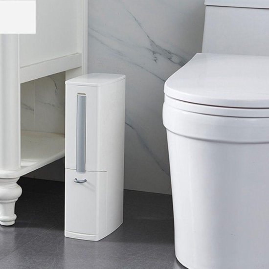 Insecten tellen komen krijgen Multifunctionele WC Prullenbak Met Toilet Borstel / Multi-functionele  Prullenbak Set... | bol.com