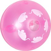 Flamingo - Kattenspeelgoed Traktatiebal Rolly - Roze - 5.5 x 5.5 x 5.5 cm