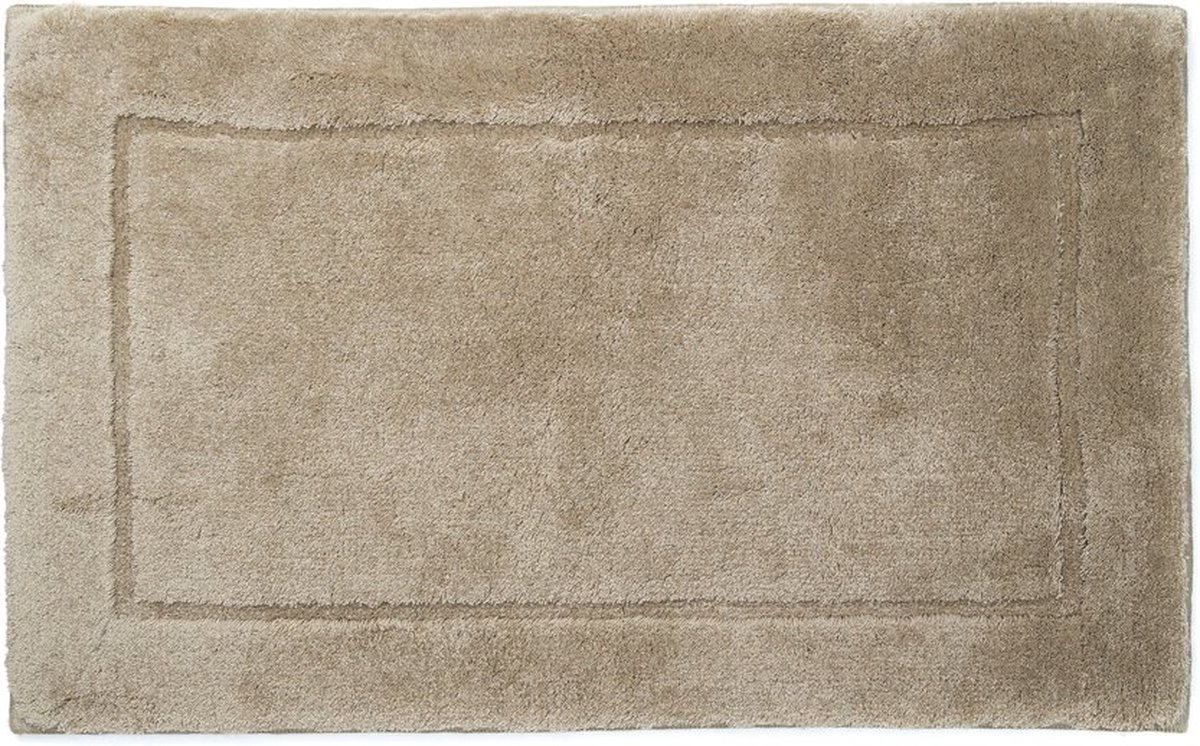 Casilin Badmat Antislip 70x120cm Orlando - Waterabsorberende Badkamermat - Wasbaar en Sneldrogend - Voor Douche en Bad - Hoogpolig - Acryl - Rechthoek - Bruin