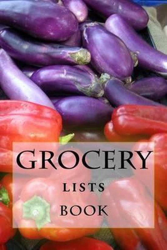 Turn Your Life Into a Book- Grocery Lists Book - cover