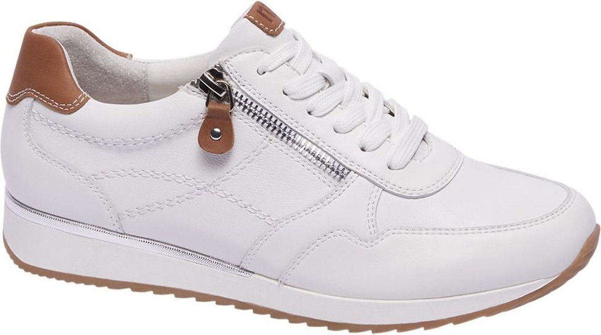 Medicus Dames Witte leren sneaker - Maat 42 | bol.com