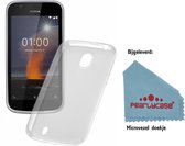 Pearlycase® Transparant Ultra Slim TPU Case Hoesje voor Nokia 1