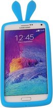 Blauw Bumper Konijn Small Frame Case Hoesje voor Samsung Galaxy S4 Active