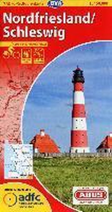 ADFC-Radtourenkarte 01 Nordfriesland /Schleswig 1 : 150.000 - cover