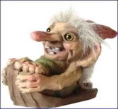 NyForm Trollen: Troll Santa On Sledge, 13 bij 8cm