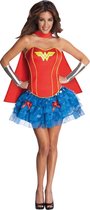 Sexy Wonder Woman™ kostuum voor dames - Verkleedkleding - Medium