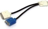 DELL 0X2026 video kabel adapter DVI-I DVI + VGA (D-Sub) Zwart