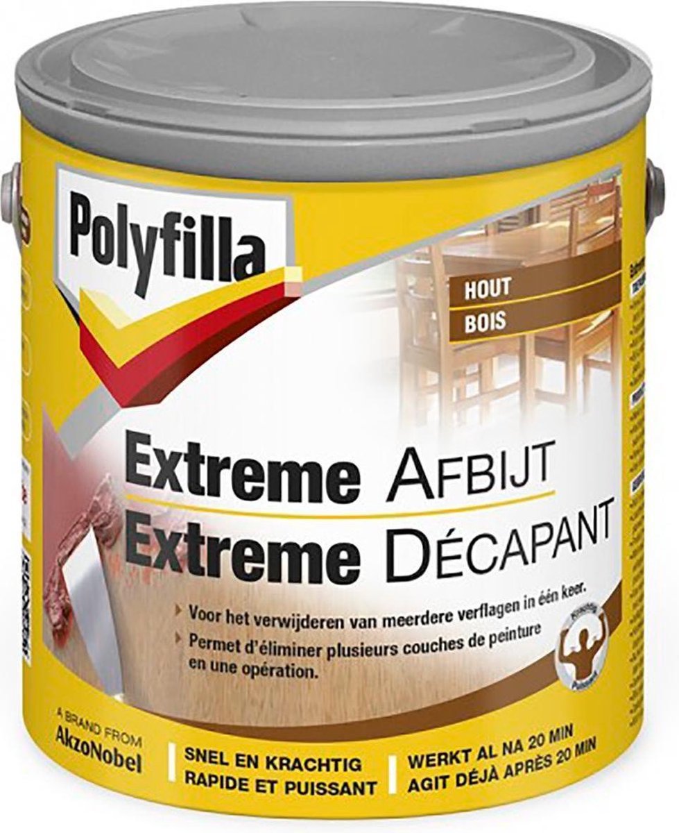 Polyfilla - Extreem Afbijtmiddel - 1L - Polyfilla