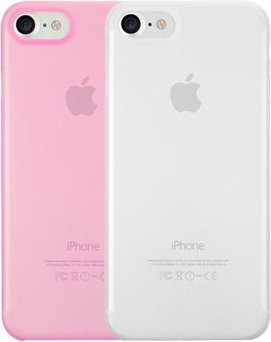Ozaki O!coat 0.3 Jelly 2 in 1 mobiele telefoon behuizingen 11,9 cm (4.7'') Hoes Roze, Transparant