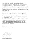 Ondertekende brief van Klaas-Jan Huntelaar met een handtekening.