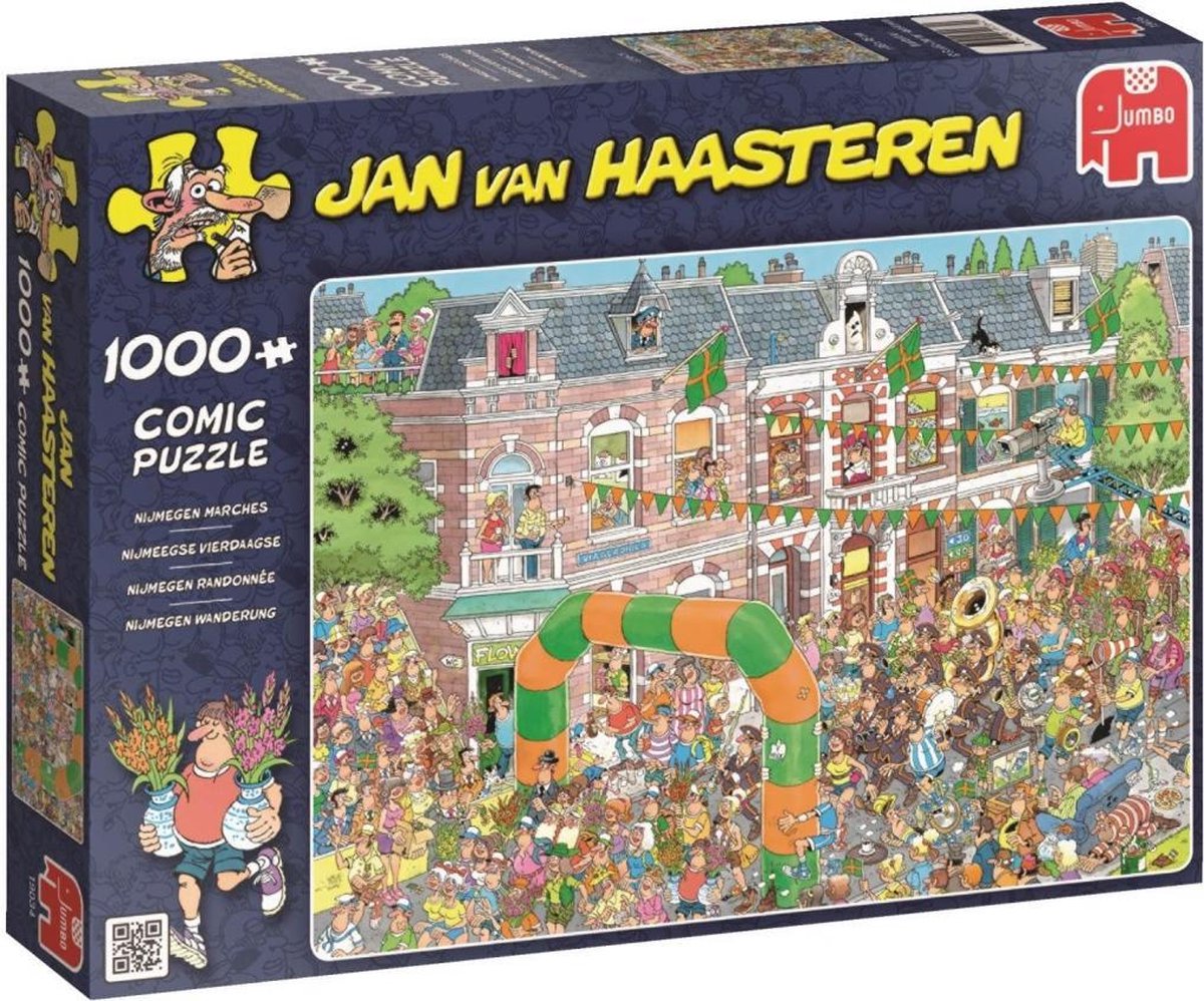 de wind is sterk winnen Modernisering Jan van Haasteren Nijmeegse Vierdaagse puzzel - 1000 stukjes | bol.com
