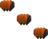 3 Sets (9 stuks) XS100 Curve flights Multipack - Oranje