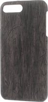 Shop4 - iPhone 7/8 Plus Hoesje - Harde Back Case Houtprint Grijs