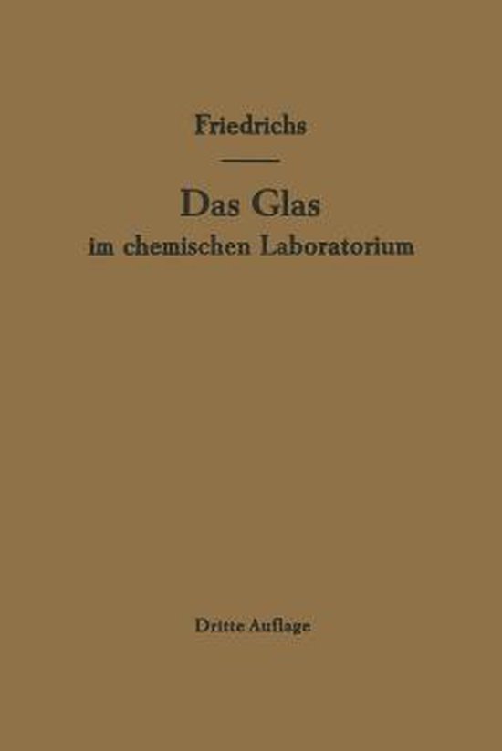 Das Glas im chemischen Laboratorium - cover