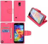 Goospery Sonata Leather case cover Samsung Galaxy S5 Mini Hot Pink