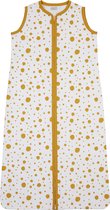 Meyco Dots babyslaapzak - 70 cm - okergeel
