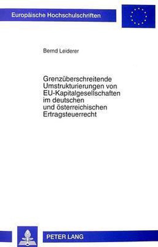 Grenzueberschreitende Umstrukturierungen Von Eu-Kapitalgesel ... - cover